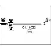 MTS 01.43022 Voorpijp