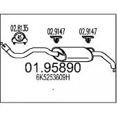 MTS 01.95890 Einddemper