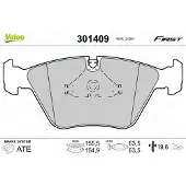 Valeo 301409 Remblokken