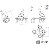 FEBI BILSTEIN 183622 Fuseekogel