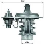MAHLE ORIGINAL TX 76 88D Thermostaat, koelvloeistof