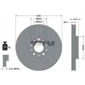 Textar Remschijf 92349303