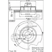 Brembo 09.3023.20 Remschijf
