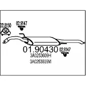 MTS 01.90430 Einddemper