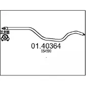 MTS Uitlaatpijp 01.40364