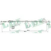 LPR C0889B Handremkabel