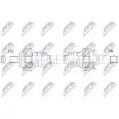 NTY NPW-ME-227 Aandrijfas