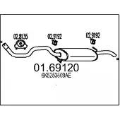 MTS 01.69120 Einddemper