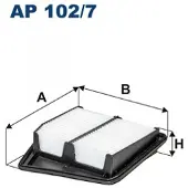 FILTRON Luchtfilter AP102/7