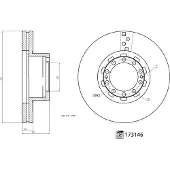 FEBI BILSTEIN 173146 Remschijf