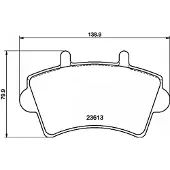 Hella 8DB 355 010-021 Remblokken