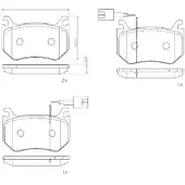 Brembo Remblokkenset, schijfrem P 23 184
