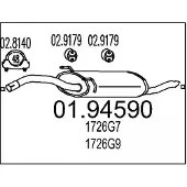 MTS 01.94590 Einddemper