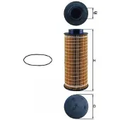 MAHLE ORIGINAL OX 376D Oliefilter