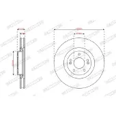 FERODO DDF3242C Remschijf