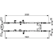 Bosch 1 987 482 709 Handremkabel