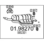 MTS 01.98270 Einddemper