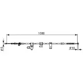 Bosch 1 987 482 306 Handremkabel