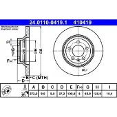 Ate 24.0110-0419.1 Remschijf