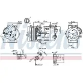 Nissens Compressor, airconditioning 890210