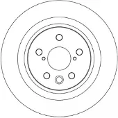 TRW DF3978 Remschijf