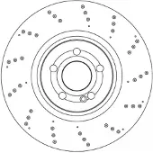 TRW DF4598S Remschijf