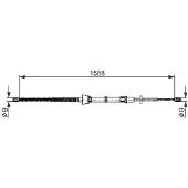 Bosch 1 987 482 266 Handremkabel