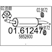 MTS 01.61247 Einddemper
