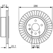 Bosch Remschijf 0 986 479 394 achter, geventileerd, 1 Stuk