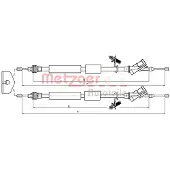 METZGER 10.5371 Handremkabel
