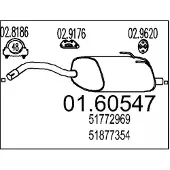 MTS 01.60547 Einddemper