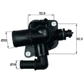 MAHLE ORIGINAL TI 150 88 Thermostaat, koelvloeistof