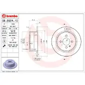 Brembo Remschijf 08.9504.10