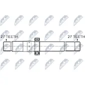 NTY Aandrijfas NWP-ME-003