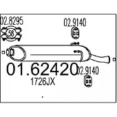 MTS 01.62420 Einddemper
