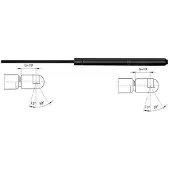 METZGER 2110257 Gasveer motorkap
