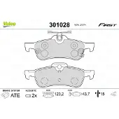 Valeo 301028 Remblokken