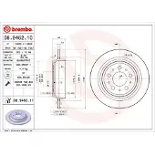Brembo 08.9462.11 Remschijf