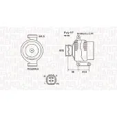 MAGNETI MARELLI 063731980010 Dynamo / Alternator