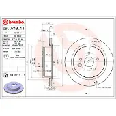 Brembo Remschijf 09.D719.11