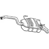 Bosal Einddemper 190-903 Bosal voor o.a. CITROEN, FIAT, LANCIA, PEUGEOT