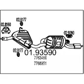 MTS 01.93590 Einddemper