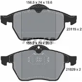 Textar Remblokset 2311502, voor