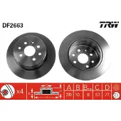 TRW DF2663 Remschijf
