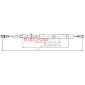 METZGER 10.9832 Handremkabel