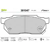 Valeo 301047 Remblokken
