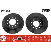 TRW Remschijf DF4282 achter, volledig, 1 Stuk