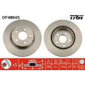 TRW Remschijf DF4864S