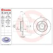 Brembo 08.5213.20 Remschijf