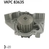 Skf Waterpomp VKPC 83635 SKF voor o.a. CITROEN, PEUGEOT
